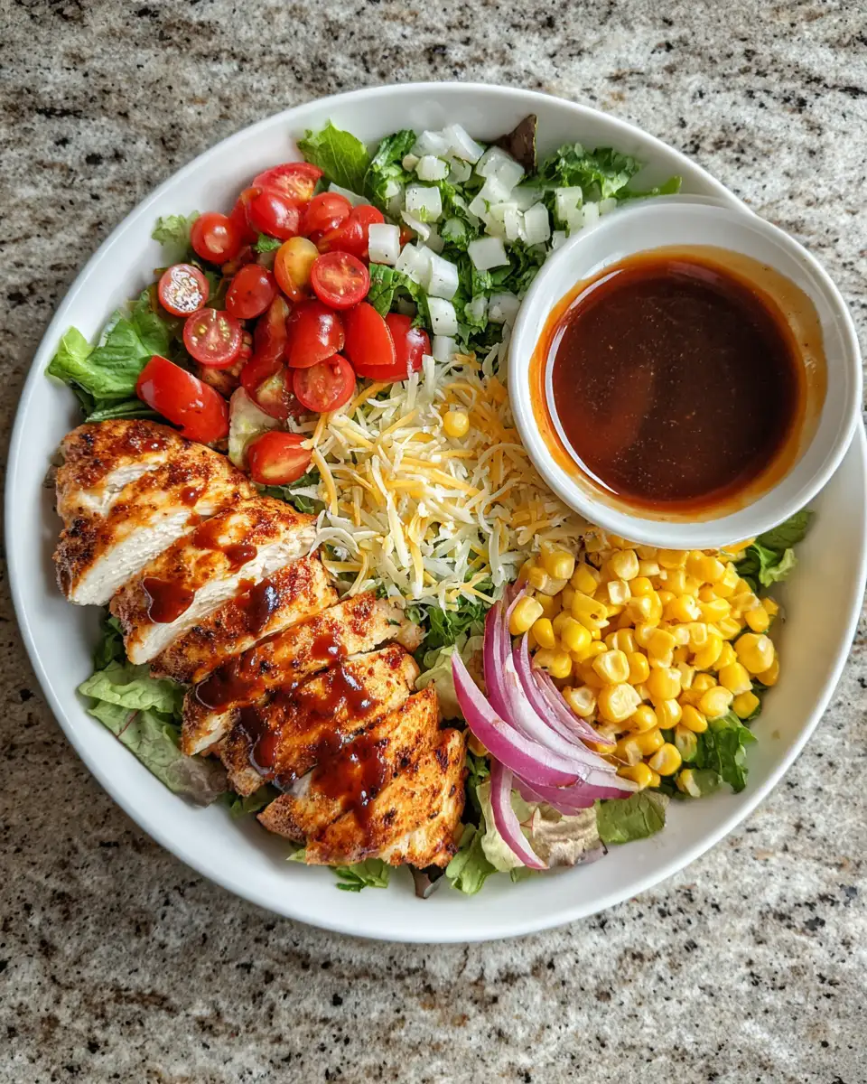 Ingredients for Ultimate BBQ Chicken Salad Recipe for a Flavor-Packed Meal