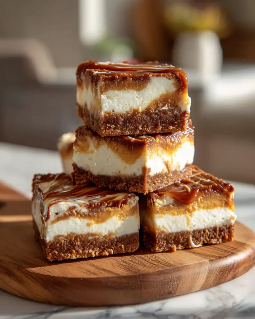 Irresistible Biscoff Caramel Cheesecake Bars to Satisfy Your Sweet Tooth - Featured Image