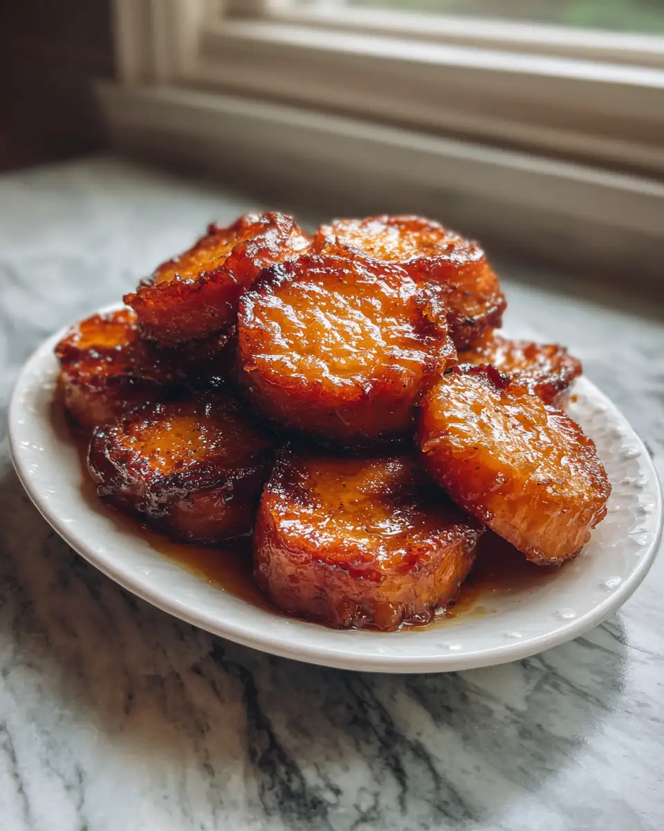 Deliciously Sweet and Savory Brown Sugar Glazed Scalloped Sweet Potatoes - Featured Image
