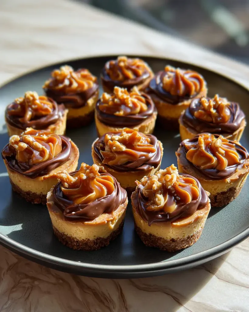 Irresistible Caramel Apple Chocolate Cheesecake Bites That Will Sweeten Your Day - Featured Image