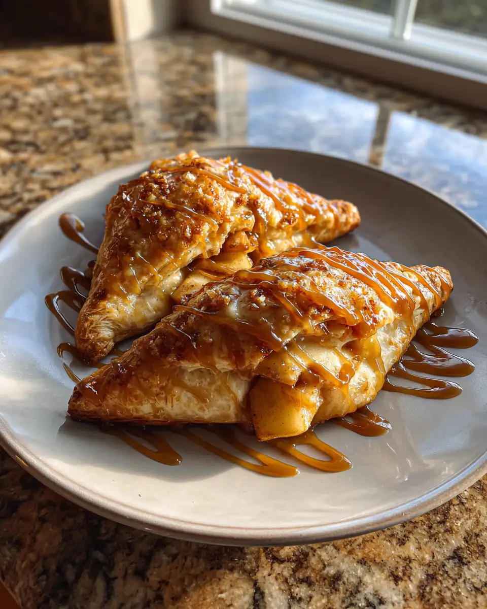 Final dish - Deliciously Crispy Caramel Apple Turnovers You Can't Resist