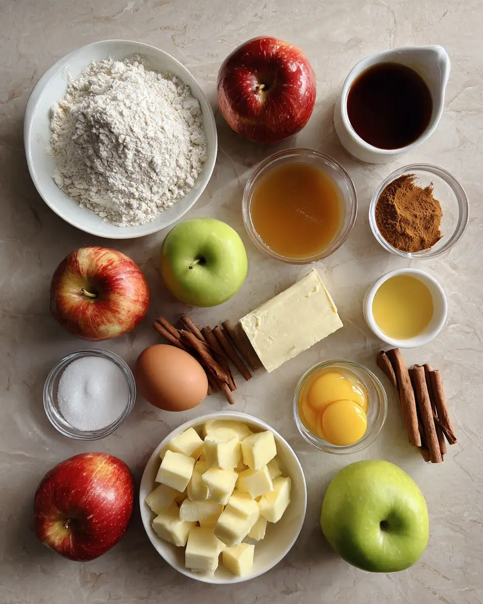 Ingredients for Deliciously Crispy Caramel Apple Turnovers You Can't Resist