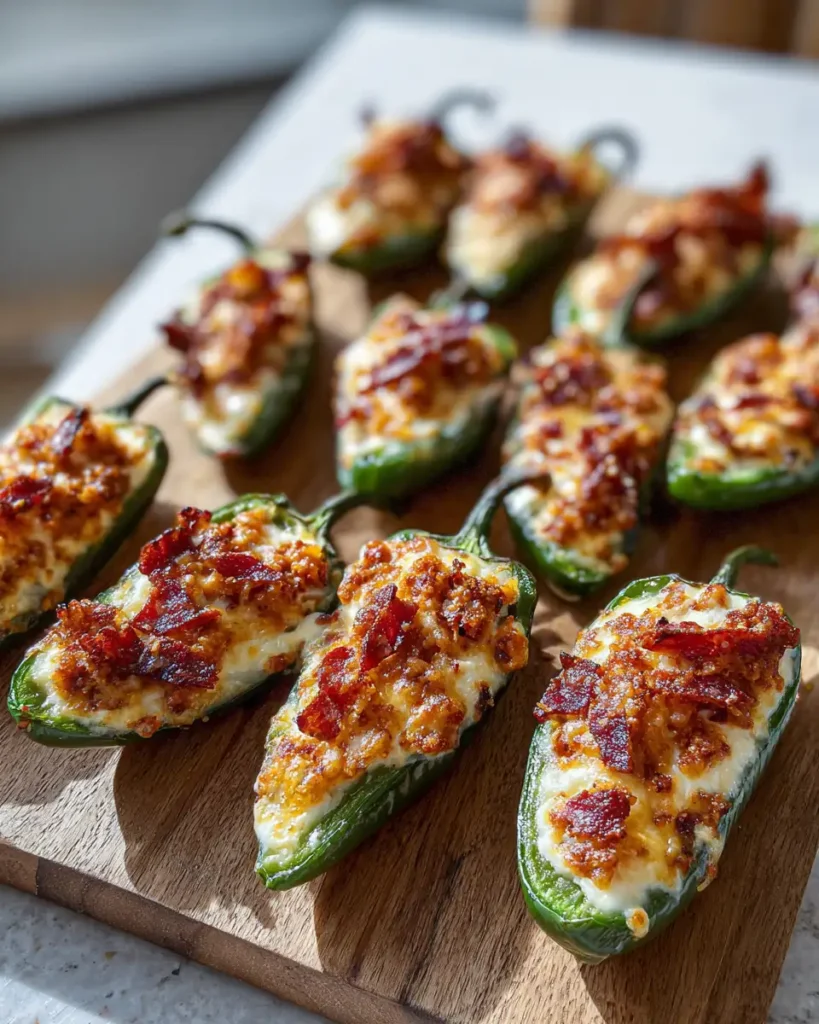 Spicy Delight: Cheese and Chorizo Stuffed Jalapeños Recipe - Featured Image