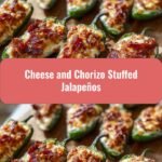 Spicy Delight: Cheese and Chorizo Stuffed Jalapeños Recipe