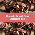 Irresistible Chocolate Caramel Pecan Cheesecake Bites to Satisfy Your Sweet Tooth