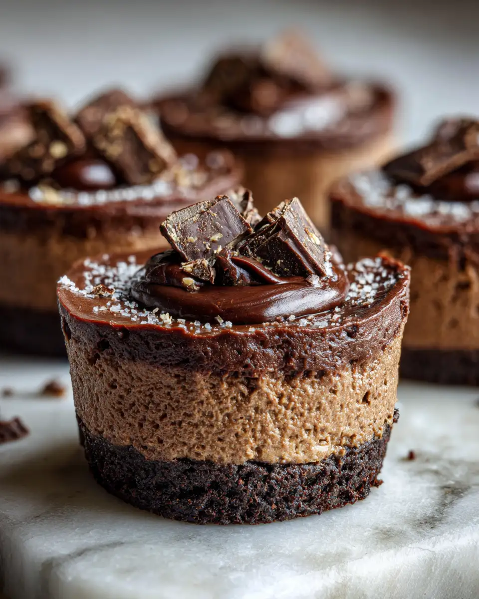 Final dish - Decadent Chocolate Fudge Cheesecake Cups Your New Favorite Dessert