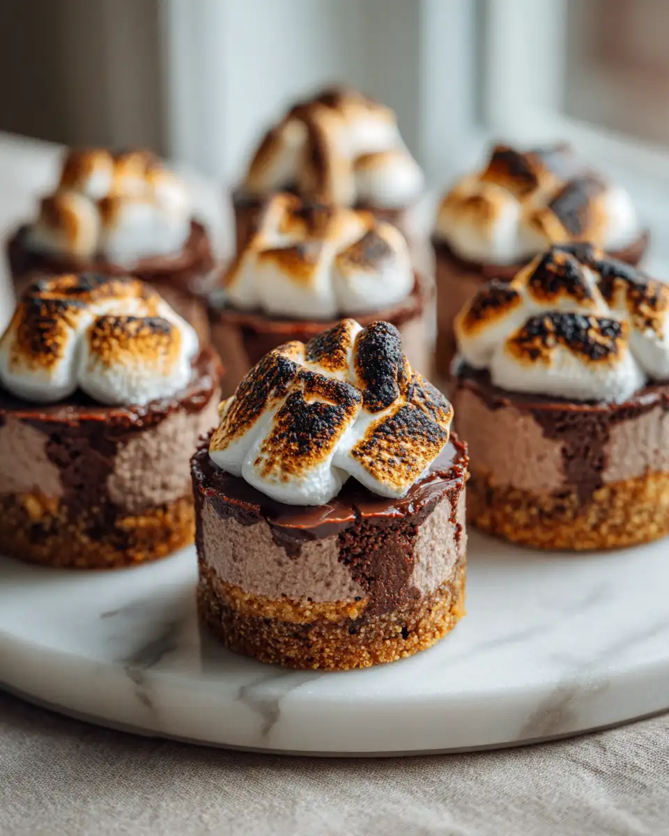 Irresistible Chocolate Marshmallow Cheesecake Bites You Must Try - Featured Image