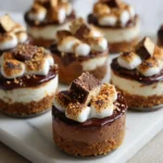 Irresistible Chocolate S'mores Cheesecake Bites That Will Sweeten Your Day - Featured Image