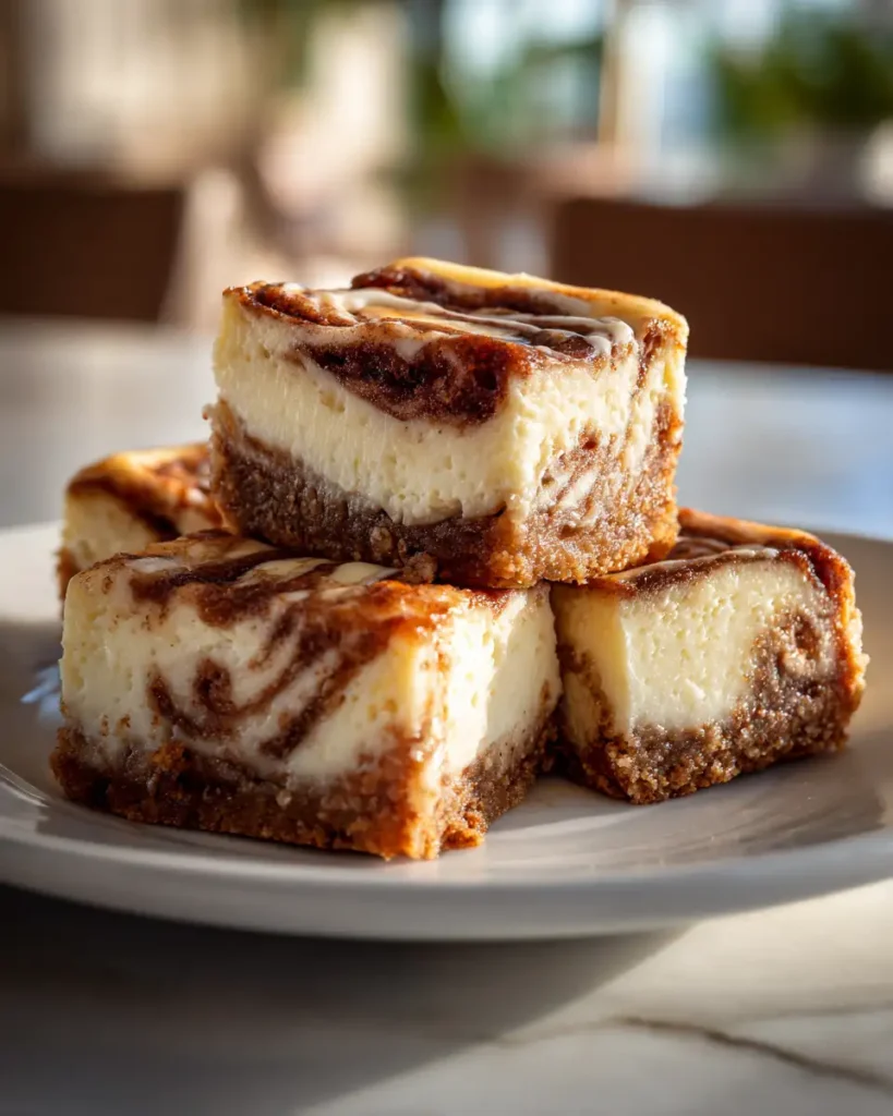 Irresistible Cinnamon Roll Cheesecake Bars That Will Satisfy Your Sweet Tooth - Featured Image