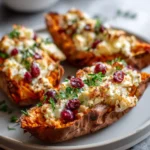 Delight Your Taste Buds with Cranberry Apple Twice-Baked Sweet Potatoes - Featured Image