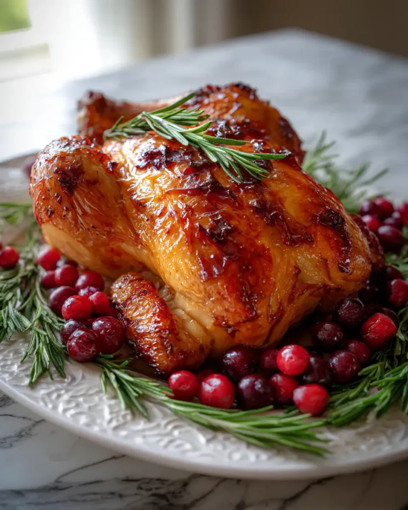 Juicy Cranberry Maple Roast Chicken Your New Holiday Favorite - Featured Image