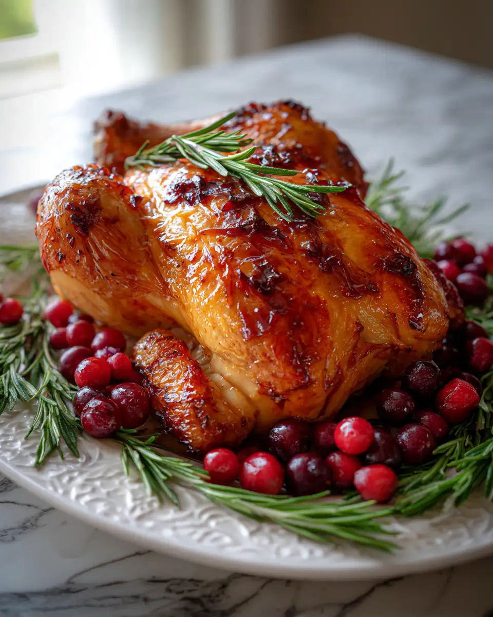 Juicy Cranberry Maple Roast Chicken Your New Holiday Favorite - Featured Image