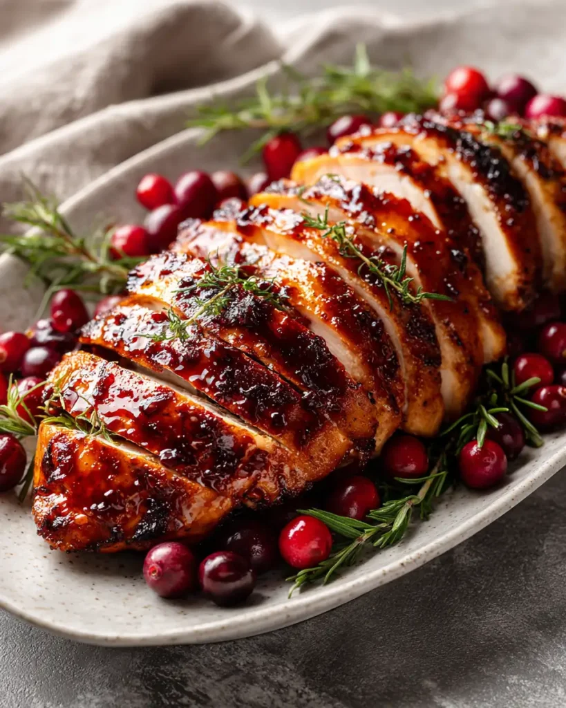 Juicy Cranberry Orange Turkey Breast Perfect for Your Holiday Feast - Featured Image