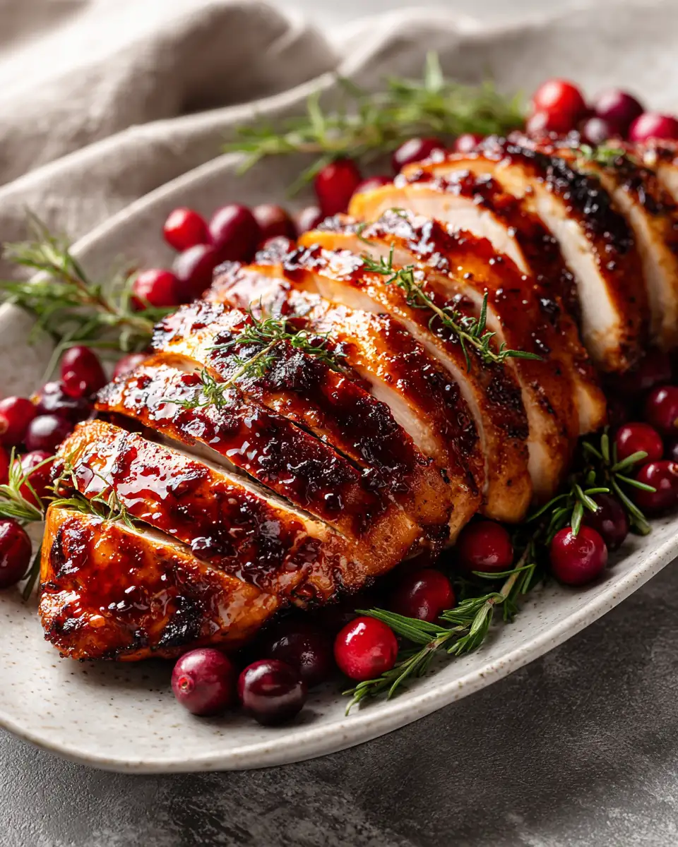 Juicy Cranberry Orange Turkey Breast Perfect for Your Holiday Feast - Featured Image