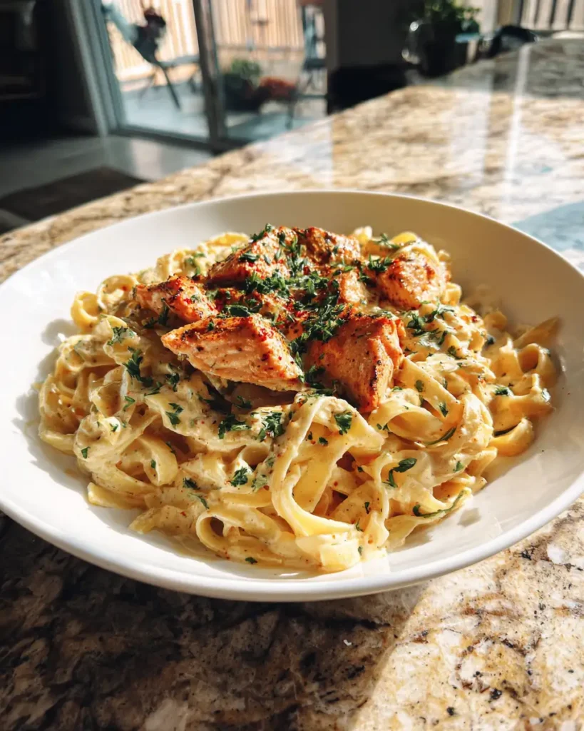 Irresistible Creamy Cajun Salmon Pasta Recipe to Satisfy Your Cravings - Featured Image