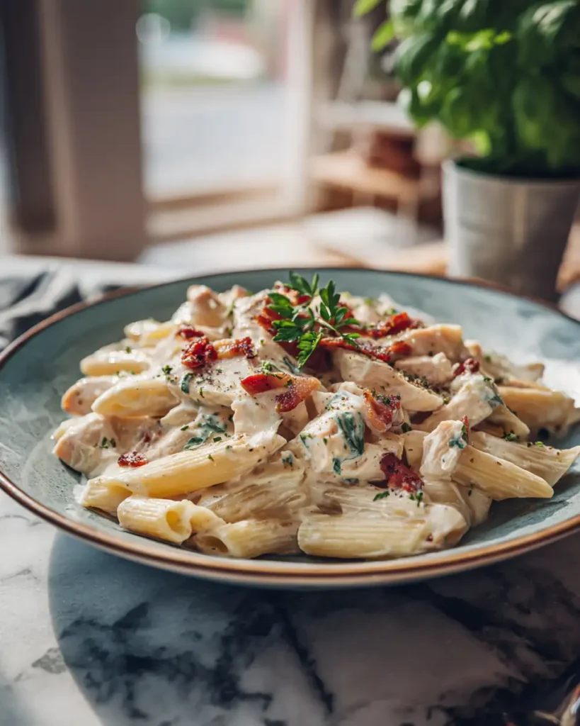 Irresistible Creamy Garlic Chicken Penne Recipe to Satisfy Your Cravings - Featured Image