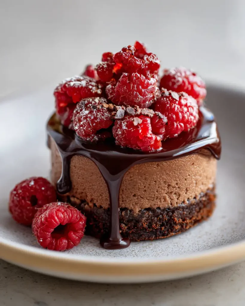 Decadent Dark Chocolate Raspberry Cheesecake Bliss - Featured Image