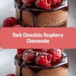 Decadent Dark Chocolate Raspberry Cheesecake Bliss