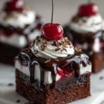 Irresistible Decadent Chocolate Cherry Brownie Poke Cake Recipe for Chocolate Lovers - Featured Image