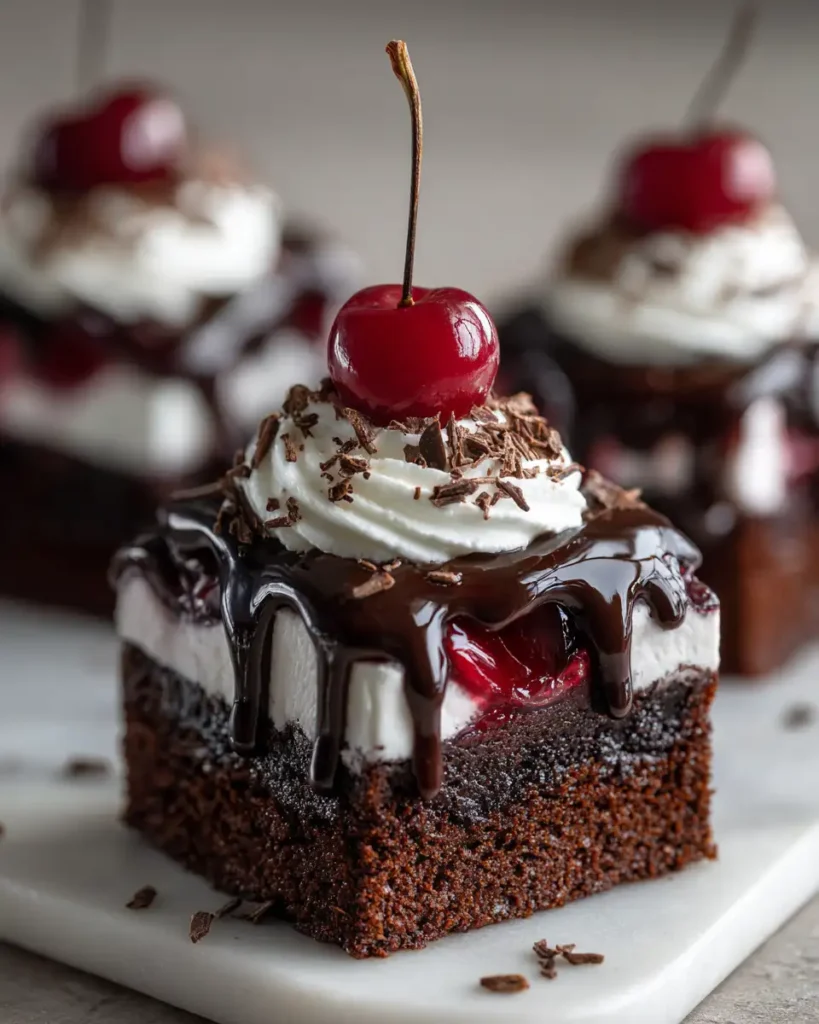 Irresistible Decadent Chocolate Cherry Brownie Poke Cake Recipe for Chocolate Lovers - Featured Image