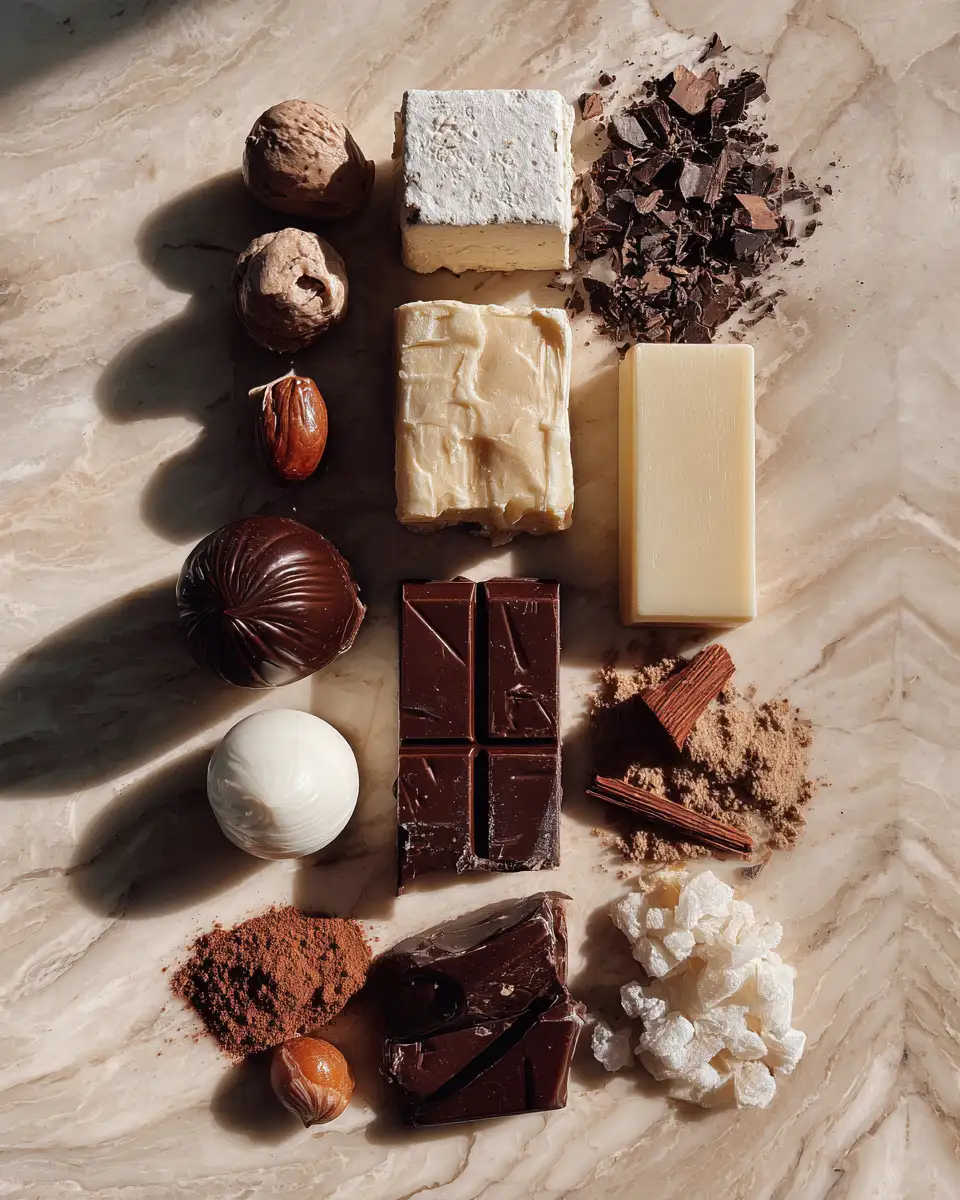 Ingredients for Decadent Easy 5-Ingredient Chocolate Caramel Cheesecake Bites to Satisfy Your Sweet Tooth