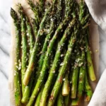 Deliciously Simple Cheesy Garlic Roasted Asparagus Recipe to Elevate Your Veggie Game - Featured Image