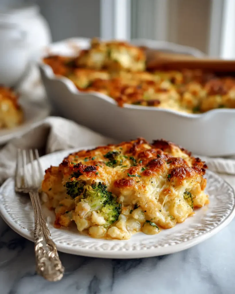 Deliciously Cozy French Onion Broccoli Cheese Casserole Recipe to Satisfy Your Cravings - Featured Image