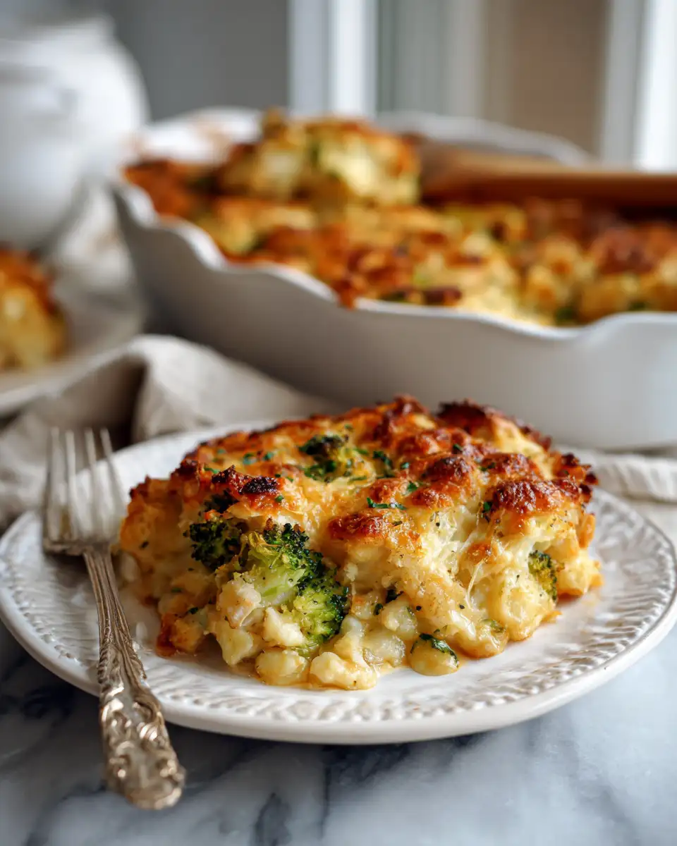 Deliciously Cozy French Onion Broccoli Cheese Casserole Recipe to Satisfy Your Cravings - Featured Image