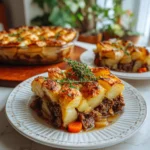 Delicious and Nutritious Family Favorite Healthy Loaded Beef and Potato Bake - Featured Image
