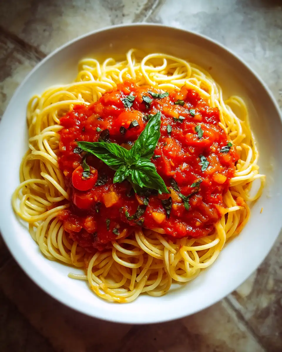 Final dish - Authentic Homemade Italian Tomato Sauce Your Taste Buds Will Love