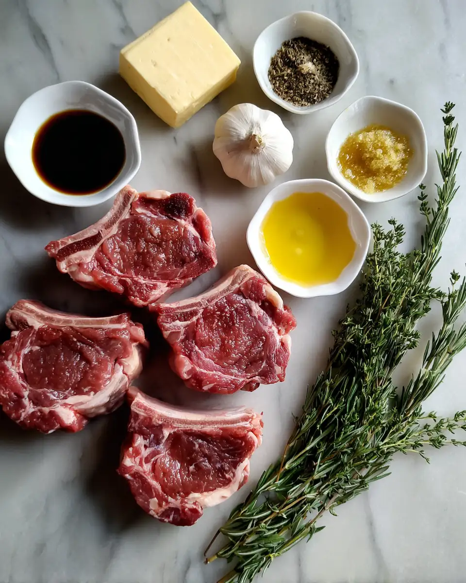Ingredients for Irresistible Honey Garlic Glazed Lamb Chops That Will Elevate Your Dinner Game