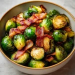 Irresistible Honey Glazed Roasted Brussels Sprouts with Crispy Bacon - Featured Image