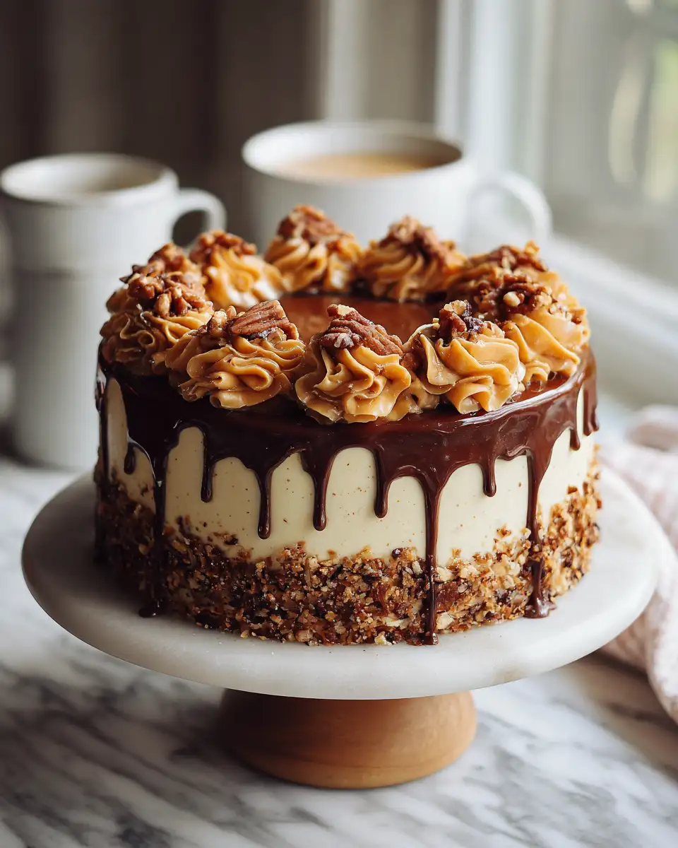 Final dish - Irresistible Toffee Crunch Cake Delight Your Sweet Tooth