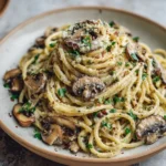 Creamy Mushroom Spaghetti Aglio Olio Your New Favorite Comfort Food - Featured Image