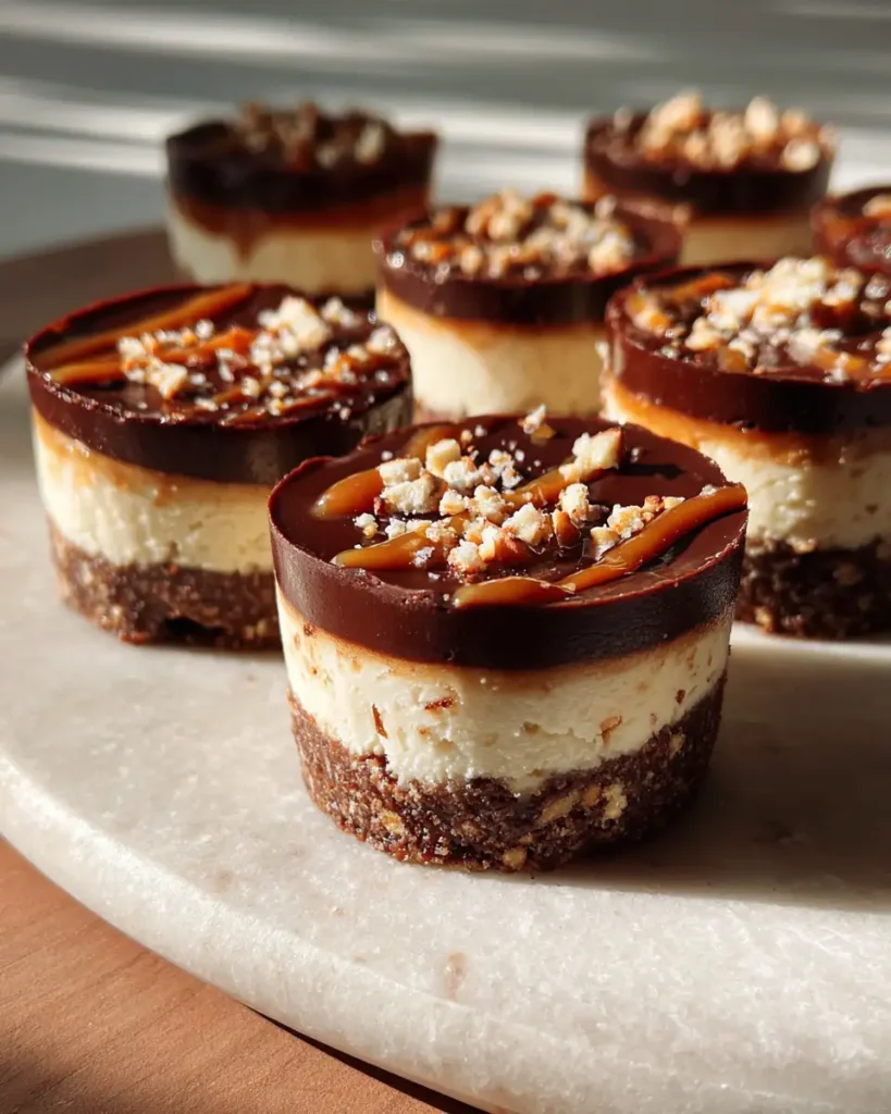 Irresistible No-Bake Chocolate Caramel Cheesecake Bites to Satisfy Your Sweet Tooth - Featured Image