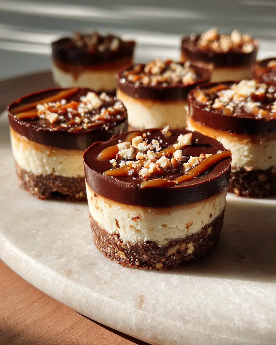 Irresistible No-Bake Chocolate Caramel Cheesecake Bites to Satisfy Your Sweet Tooth - Featured Image