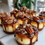 Irresistible Nutella Caramel Cheesecake Bites to Satisfy Your Sweet Tooth - Featured Image