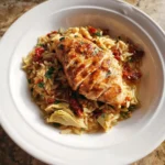 Delicious One-Pan Chicken and Orzo with Artichokes and Sun-Dried Tomatoes to Savor Tonight - Featured Image