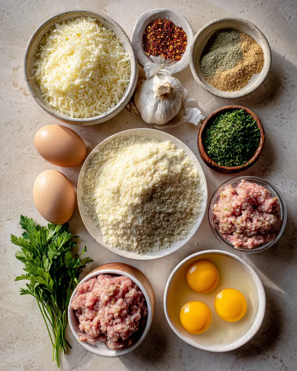 Ingredients for Ultimate Parmesan Chicken Meatloaf Recipe Your Taste Buds Will Love