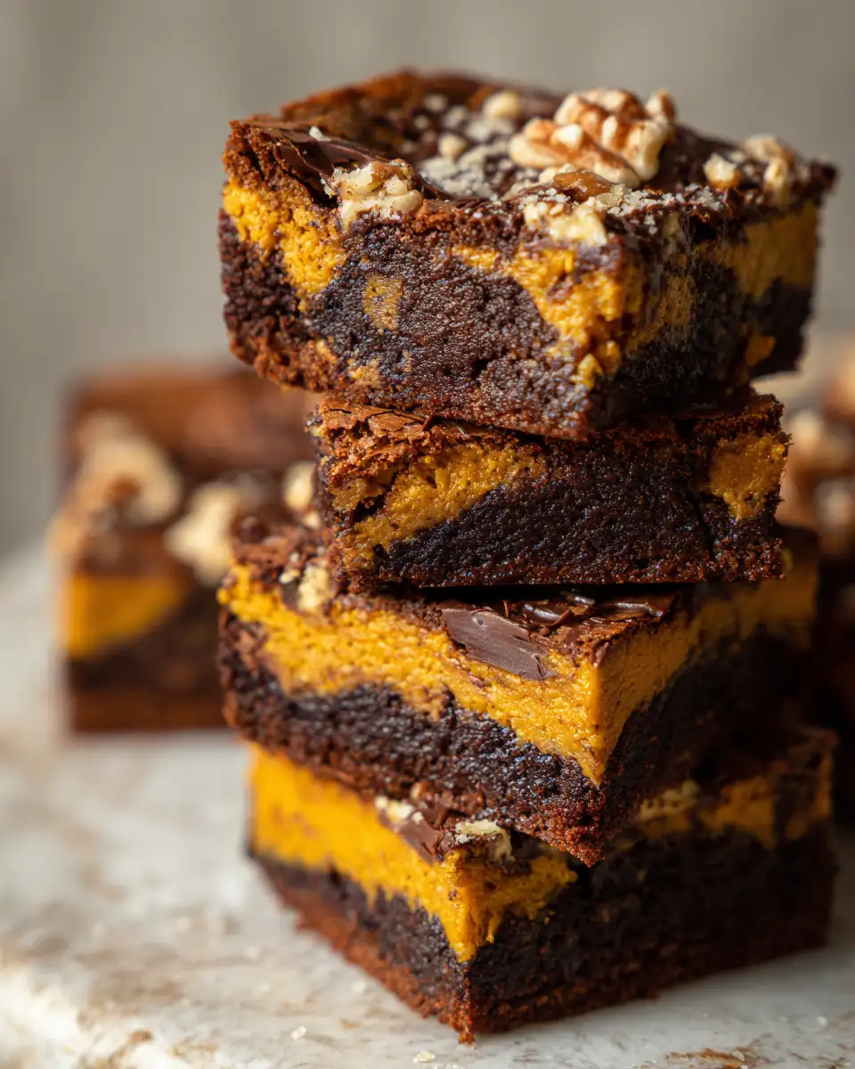 Final dish - Irresistible Pumpkin Brownies That Will Make Your Fall Sweeter