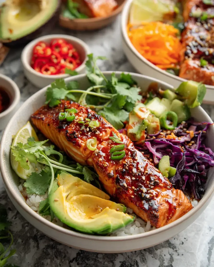 Deliciously Easy Sweet Chili Salmon Bowls to Satisfy Your Cravings - Featured Image
