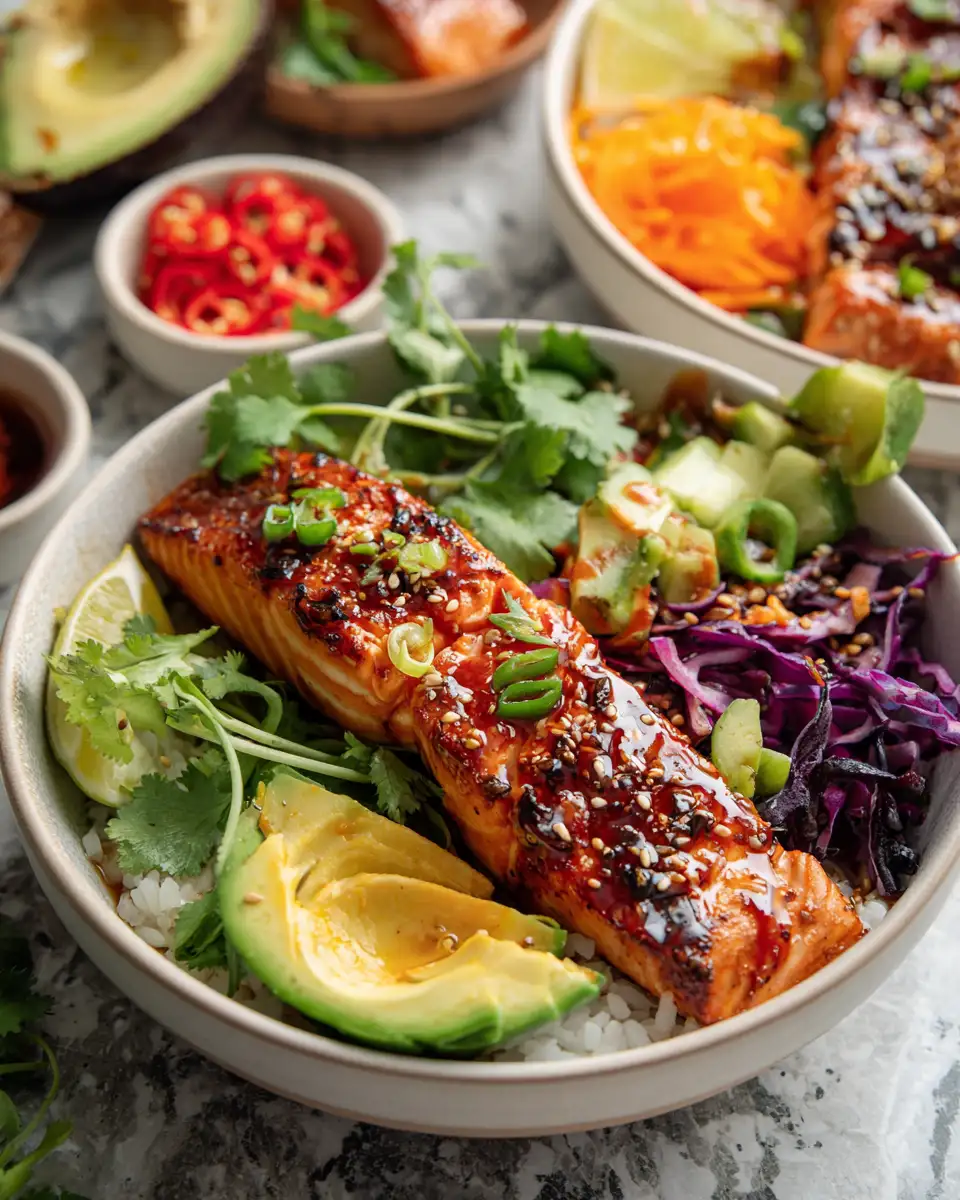 Deliciously Easy Sweet Chili Salmon Bowls to Satisfy Your Cravings - Featured Image