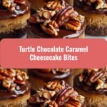 Irresistible Turtle Chocolate Caramel Cheesecake Bites That Will Melt Your Heart