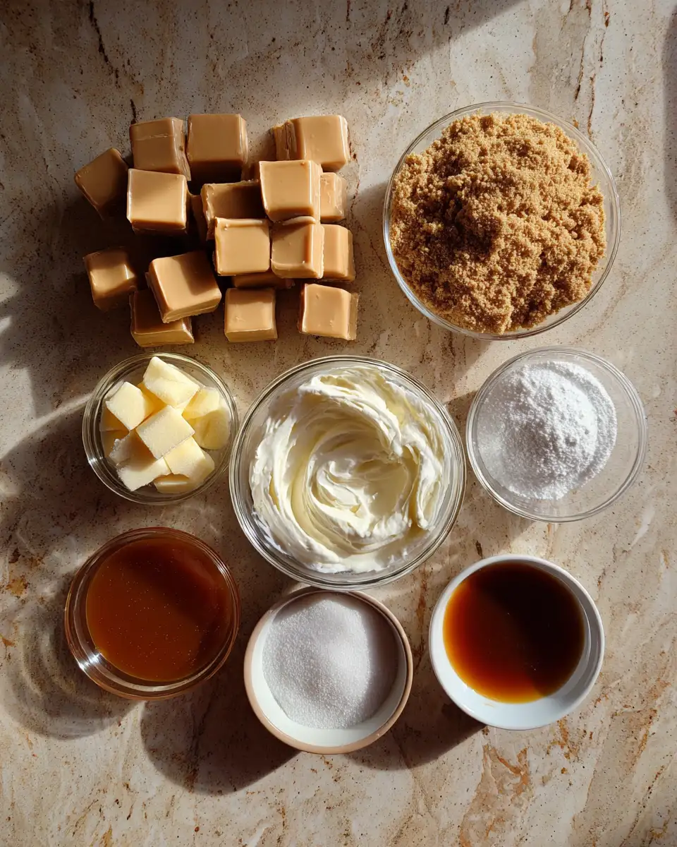 Ingredients for Irresistible Twix Caramel Cheesecake Bites That Will Sweeten Your Day