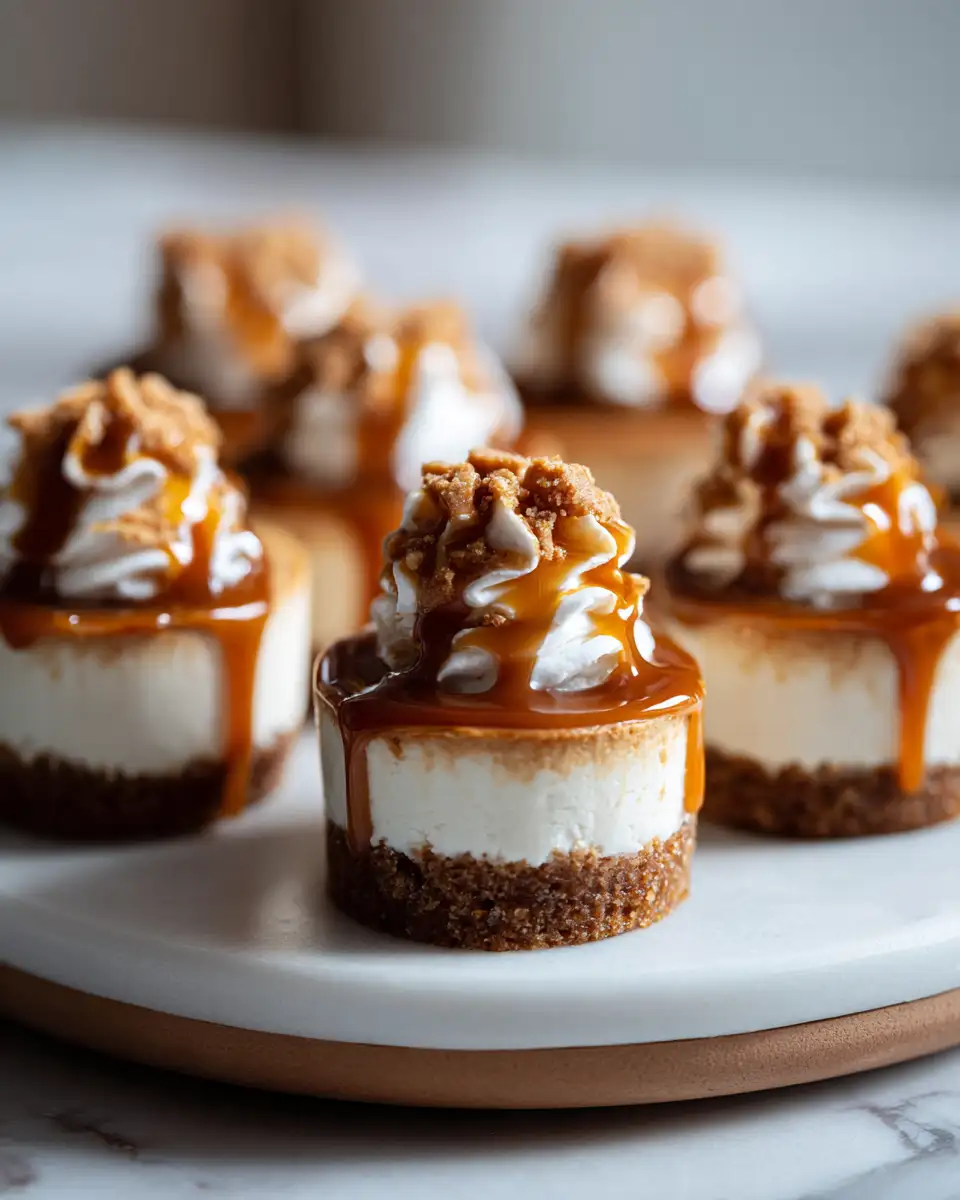 Irresistible Biscoff Caramel Mini Cheesecakes You Need to Try - Featured Image
