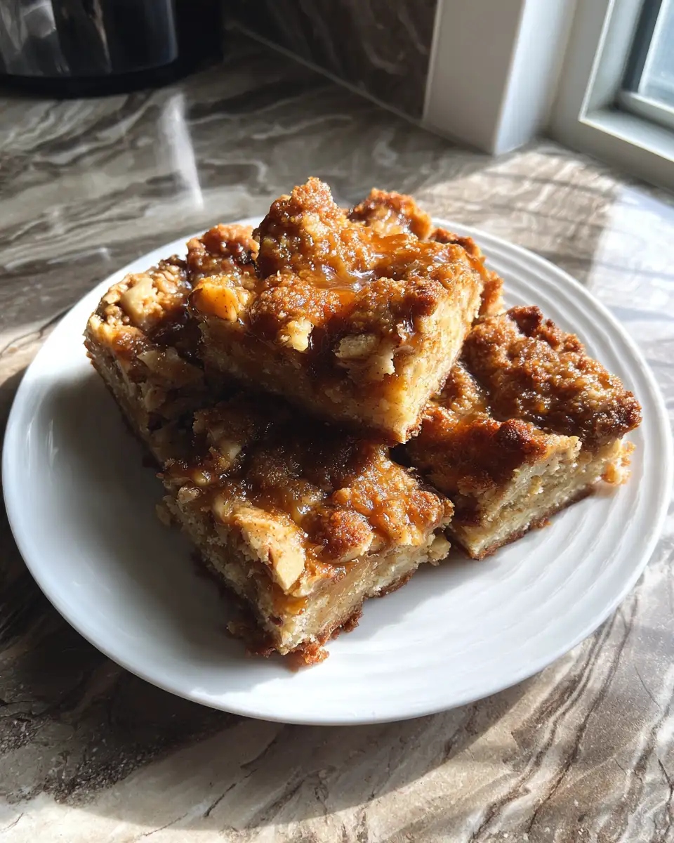 Final dish - Irresistible Brown Butter Maple Apple Bars You Need to Try