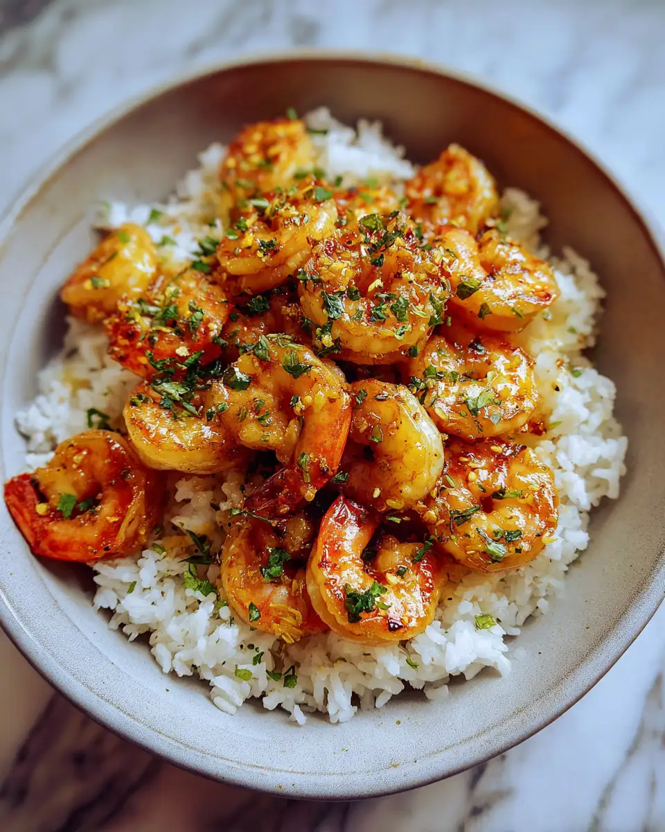 Final dish - Irresistible Cajun Honey Butter Shrimp Bowls You Need to Try
