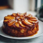 Deliciously Decadent Caramel Apple Upside Down Cake Recipe - Featured Image
