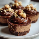 Irresistible Chocolate Hazelnut Mini Cheesecakes to Satisfy Your Sweet Tooth - Featured Image