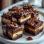 Irresistible Chocolate Turtle Cheesecake Bars You Need to Try - Featured Image